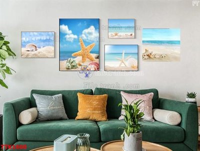 File PSD File bộ tranh treo tường decor TTK1600 (gốc) cho designer