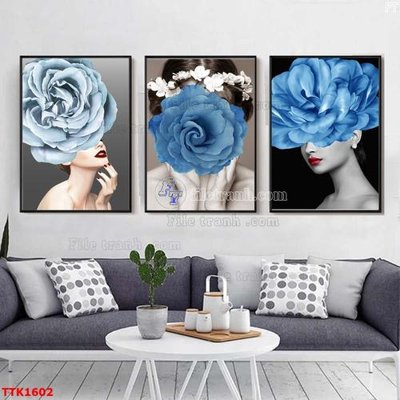 Tải file File bộ tranh treo tường decor TTK1602 (gốc) làm file quảng cáo