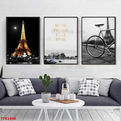 File gốc File bộ tranh treo tường decor TTK1606 (cho in ấn) độc quyền
