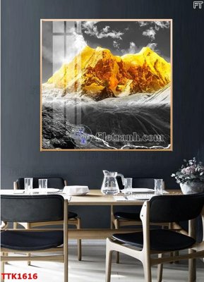 File tranh File bộ tranh treo tường decor TTK1616 (bản gốc) in lụa 5D