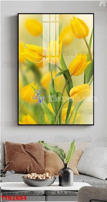 File tranh in trần 3D File bộ tranh treo tường decor TTK1654 (ảnh gốc)
