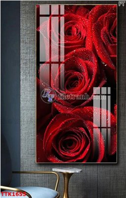 File in lụa File bộ tranh treo tường decor TTK1655 (hoa văn) File bộ tranh treo tường decor TTK1655