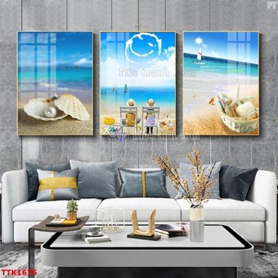 File in mica File bộ tranh treo tường decor TTK1675 (bản gốc) sắc sảo