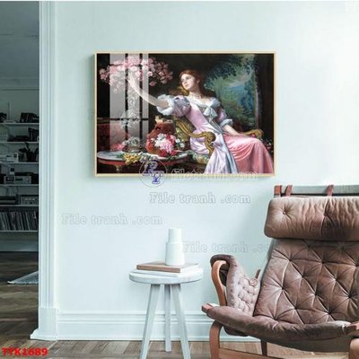 File tranh trang trí File bộ tranh treo tường decor TTK1689 (file gốc)