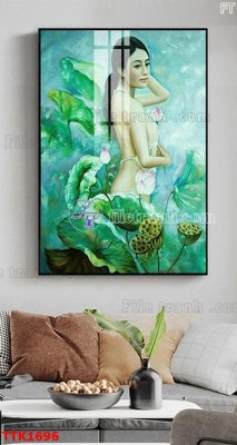 File gốc File bộ tranh treo tường decor TTK1696 (ảnh chi tiết) để in lụa