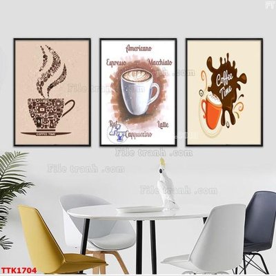 File gốc File bộ tranh treo tường decor TTK1704 (PNG) chất lượng cao