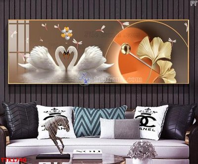 Tải file File bộ tranh treo tường decor TTK1740 (PSD) cho in tranh kính