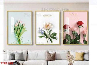 Tải file File bộ tranh treo tường decor TTK1783 (gốc) chủ đề tôn giáo