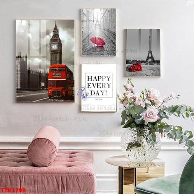 Tải file File bộ tranh treo tường decor TTK1798 (PSD) cho in tranh 3D