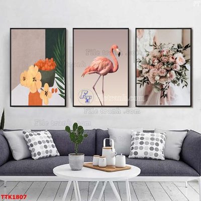 File gốc File bộ tranh treo tường decor TTK1807 (ảnh rõ nét) để in