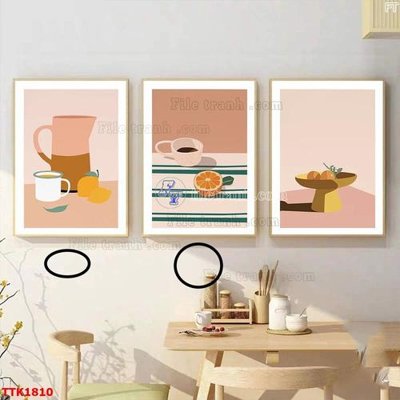 Mua file gốc File bộ tranh treo tường decor TTK1810 (PSD) tại Filetranh.com