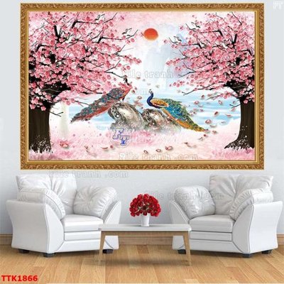 Tải file File bộ tranh treo tường decor TTK1866 (gốc) chủ đề phong thủy