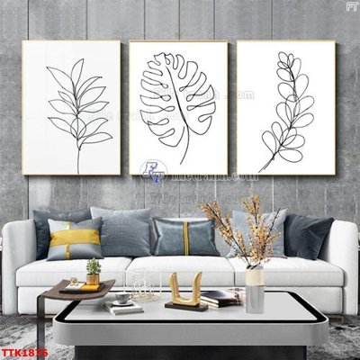 File PSD File bộ tranh treo tường decor TTK1876 (bản gốc) độ phân giải cao