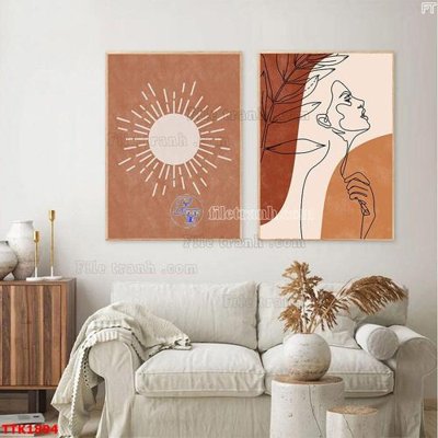 Mua file tranh gốc File bộ tranh treo tường decor TTK1894 tại Filetranh.com