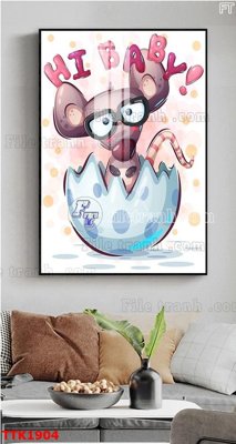 File tranh File bộ tranh treo tường decor TTK1904 (ảnh gốc) sắc nét hoàn hảo