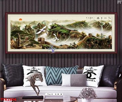 File gốc File bộ tranh treo tường decor TTK1934 (in lụa) hoa văn cổ điển