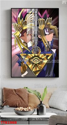 File gốc File bộ tranh treo tường decor TTK1968 (in tráng gương) sang trọng