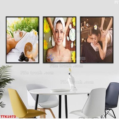 File ảnh File bộ tranh treo tường decor TTK1973 (gốc) in poster