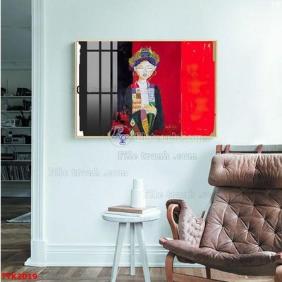 File gốc in ấn File bộ tranh treo tường decor TTK2019 chất lượng vượt trội