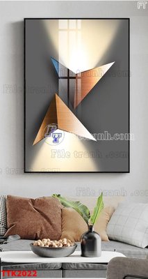 File ảnh File bộ tranh treo tường decor TTK2022 (gốc) trang trí khách sạn