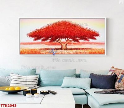 File tranh File bộ tranh treo tường decor TTK2043 (bản gốc) in canvas