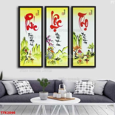 File in mica File bộ tranh treo tường decor TTK2046 (bản gốc) siêu trong