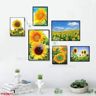 Tải file File bộ tranh treo tường decor TTK2077 (gốc) làm tranh trang trí