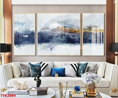 File in ấn File bộ tranh treo tường decor TTK2084 chuyên nghiệp