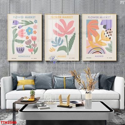 Tải file PSD File bộ tranh treo tường decor TTK2096 (nguyên layer) để in