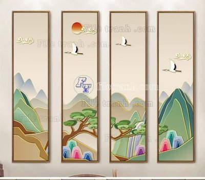 File ảnh gốc File tranh bộ hiện đại TTK2518 không vỡ nét