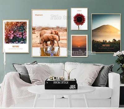 Download file File tranh bộ hiện đại TTK2540 (gốc) in mica đèn LED