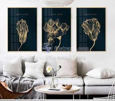 File tranh File tranh bộ hiện đại TTK2551 (gốc) chủ đề động vật