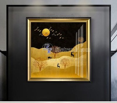 File in trần File tranh bộ hiện đại TTK2606 (bản gốc) phong cảnh