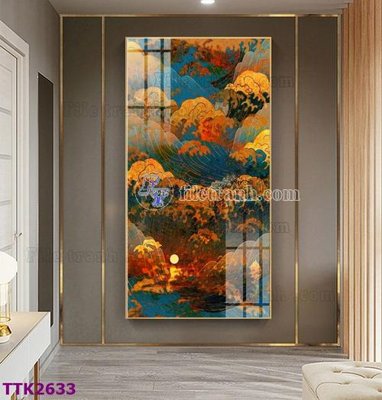 File gốc File tranh bộ hiện đại TTK2633 (in ấn) màu sắc trung thực