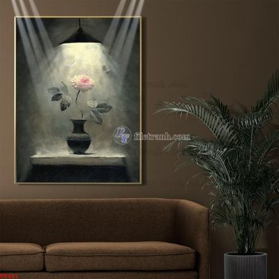 Tải xuống file tranh gốc Tranh tĩnh vật sơn dầu hoa châu âu TV251 (PSD/TIFF)