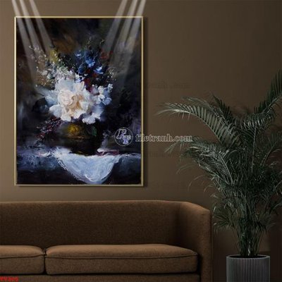 Tải file gốc Tranh tĩnh vật sơn dầu hoa châu âu TV305 (in khổ lớn) quảng cáo