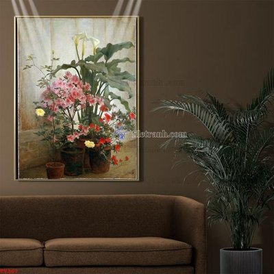 Chi tiết file gốc Tranh tĩnh vật sơn dầu hoa châu âu TV367 (cho in tráng gương)