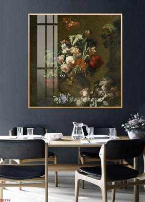 Tải file Tranh tĩnh vật sơn dầu hoa châu âu TV376 (gốc) làm file in ấn