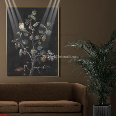 File gốc Tranh tĩnh vật sơn dầu hoa châu âu TV447 (trang trí) cho phòng khách