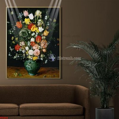 Mua file gốc Tranh tĩnh vật sơn dầu hoa châu âu TV494 (in ấn) tại Filetranh.com