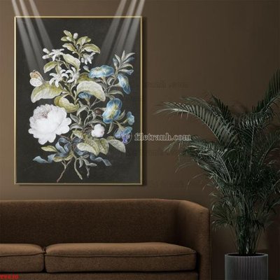 Tải file gốc Tranh tĩnh vật sơn dầu hoa châu âu TV630 (bản PSD) còn layer