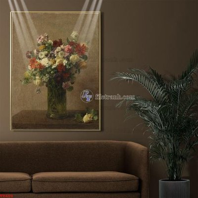 Download file gốc Tranh tĩnh vật sơn dầu hoa châu âu TV659 (dùng cho in ấn)