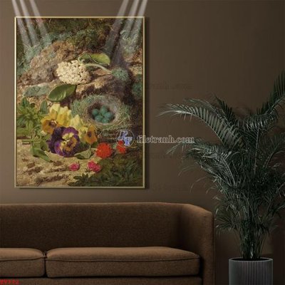 Mua file gốc Tranh tĩnh vật sơn dầu hoa châu âu TV772 (PSD) tại Filetranh.com