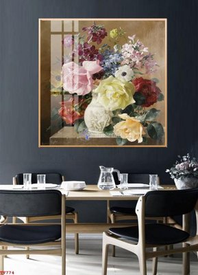 File gốc Tranh tĩnh vật sơn dầu hoa châu âu TV774 (PNG) trong suốt (transparent)