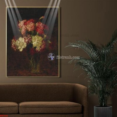 Download file gốc Tranh tĩnh vật sơn dầu hoa châu âu TV778 (dùng cho in ấn)