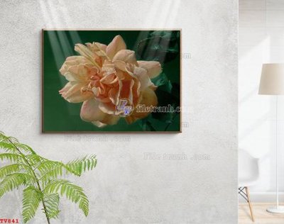 Tải file gốc Tranh tĩnh vật sơn dầu hoa châu âu TV841 (để in lụa)