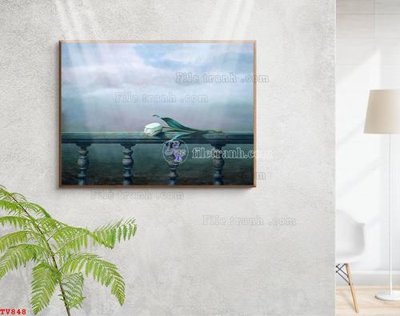 File ảnh Tranh tĩnh vật sơn dầu hoa châu âu TV848 (gốc) cho trang trí nội thất