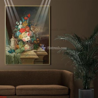 Tải file Tranh tĩnh vật sơn dầu hoa châu âu TV924 (gốc) làm file quảng cáo