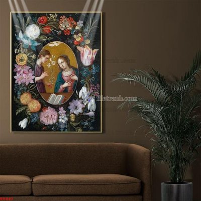 Tải file Tranh tĩnh vật sơn dầu hoa châu âu TV947 (ảnh gốc) file AI/EPS