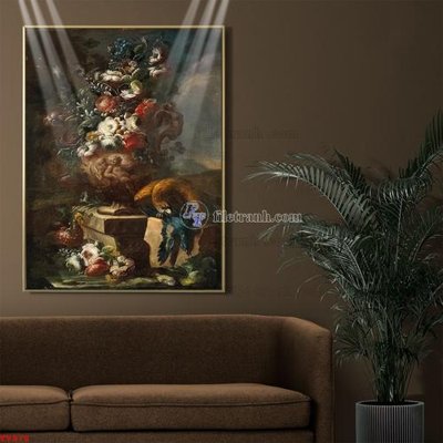 Mua file gốc Tranh tĩnh vật sơn dầu hoa châu âu TV978 (PSD) tại Filetranh.com